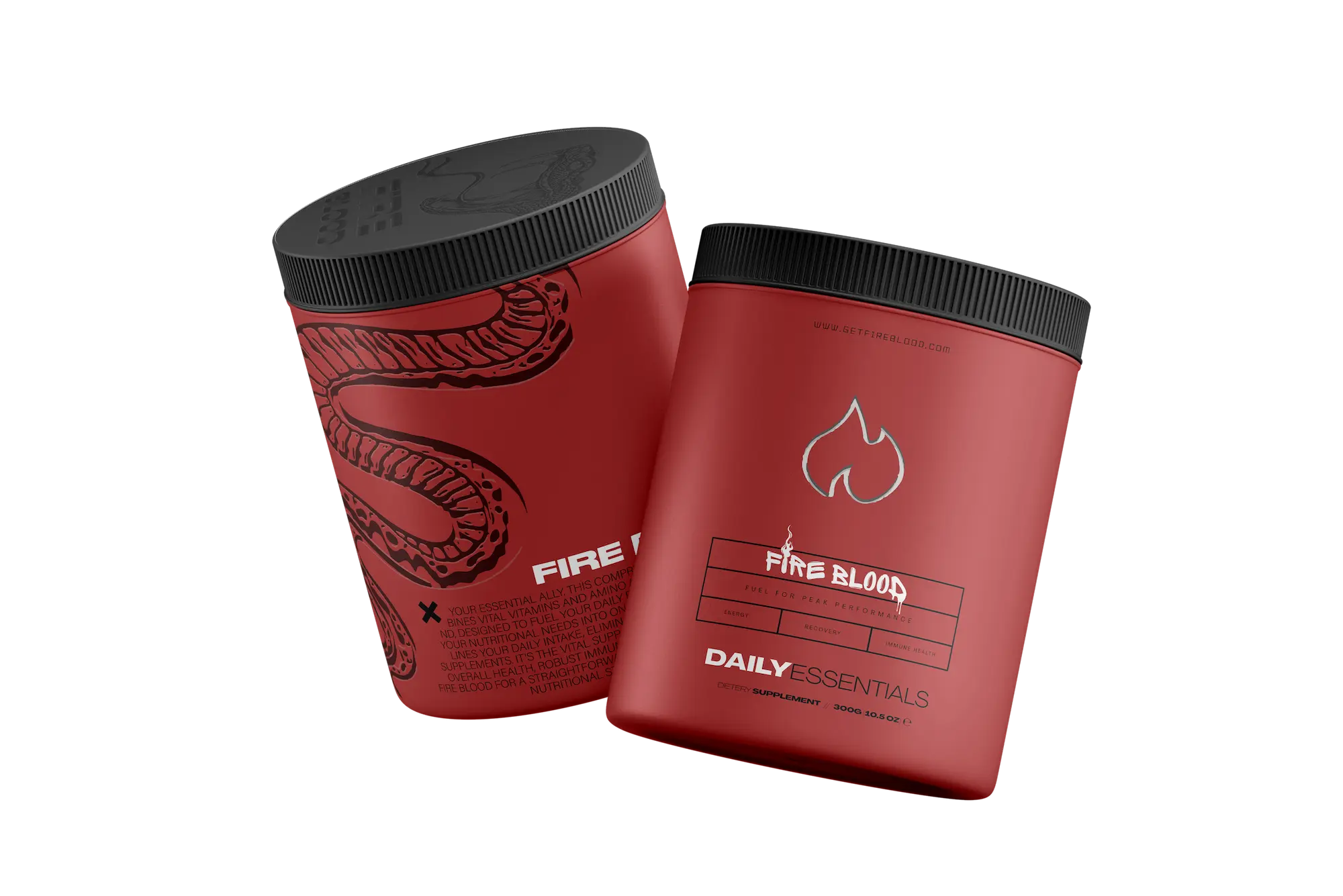 FireBlood Supplement Bottles